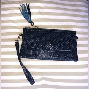 Navy Blue wristlet